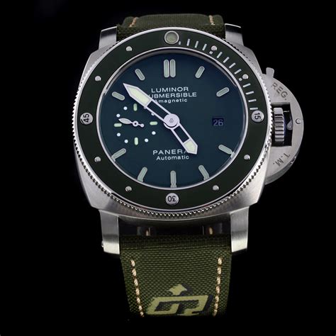 panerai green nylon strap